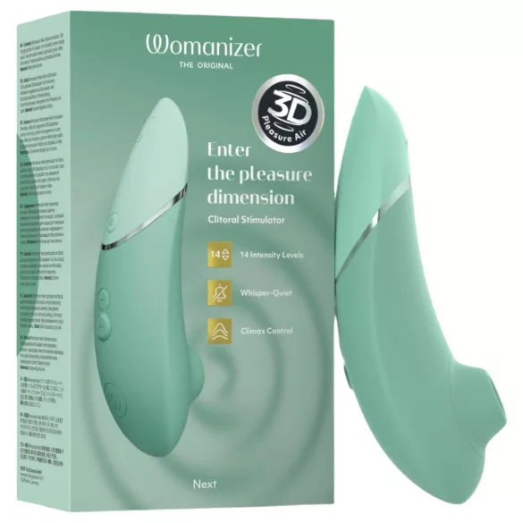 Womanizer Next - stimulateur clitoridien à ondes d’air, rechargeable (sauge)