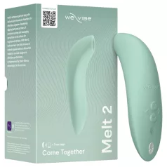   We-Vibe Melt 2 - Stimulateur clitoridien à ondes d’air contrôlé par application (turquoise)