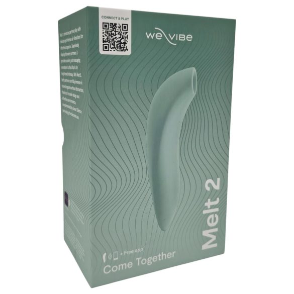 We-Vibe Melt 2 - stimulateur clitoridien à ondes - connecté - turquoise