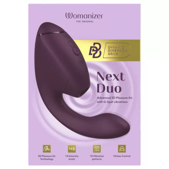 Womanizer Next Duo - vibromasseur 2‑en‑1 pour point G (violet)