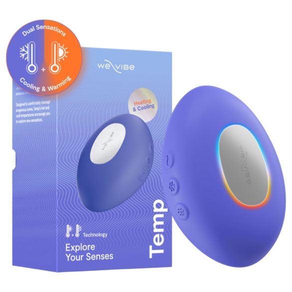 We-Vibe Temp - Vibromasseur chauffant-refroidissant pour clitoris (bleu)