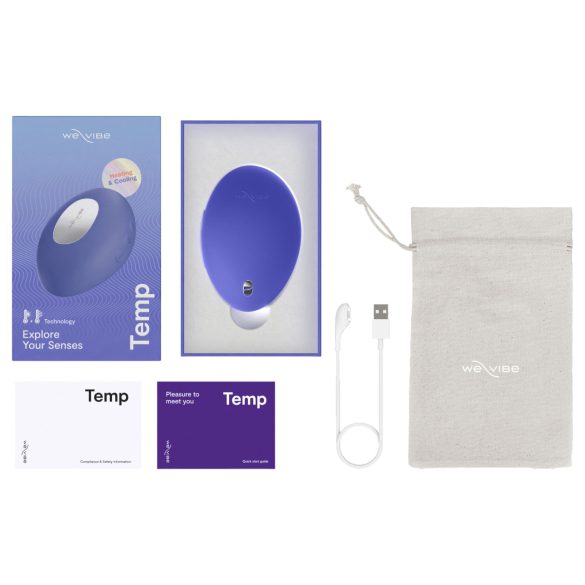 We-Vibe Temp - Vibromasseur chauffant-refroidissant pour clitoris (bleu)