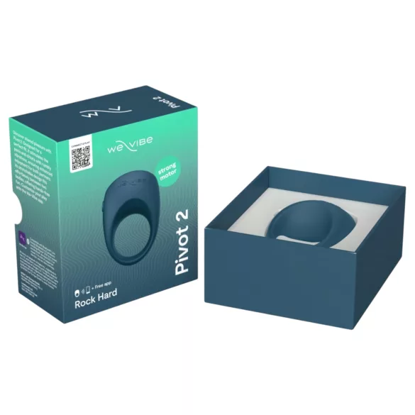 We-Vibe - Anneau pénien vibrant connecté - silicone bleu