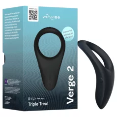   We-Vibe Verge 2 - Anneau pénien vibrant contrôlé par application, pour hommes (noir)