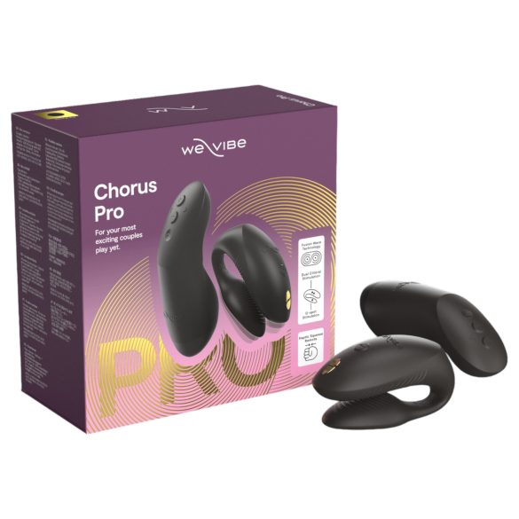We-Vibe Chorus Pro - vibromasseur pour couple connecté avec télécommande - noir