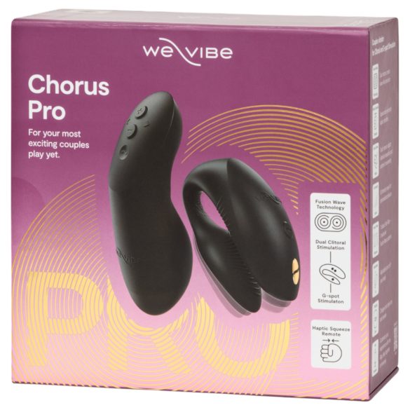 We-Vibe Chorus Pro - vibromasseur pour couple connecté avec télécommande - noir