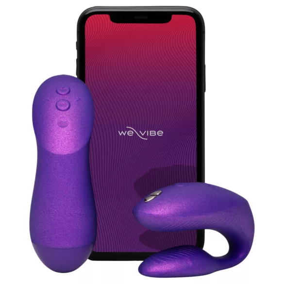 We-Vibe Chorus Pro - vibromasseur couple connecté - télécommande - violet