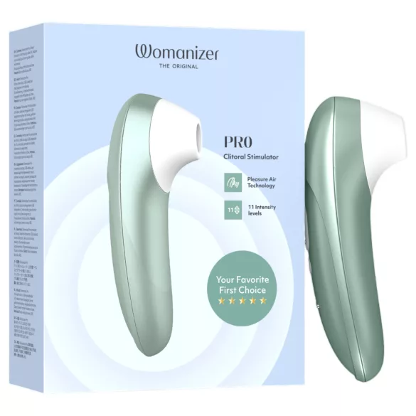 Womanizer Pro - stimulateur clitoridien à ondes d’air (vert)