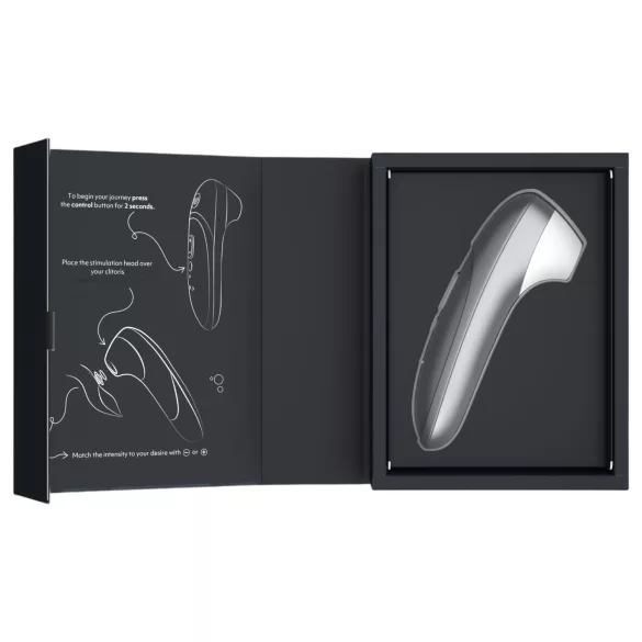 Womanizer Pro - stimulateur clitoridien à ondes d’air (gris)