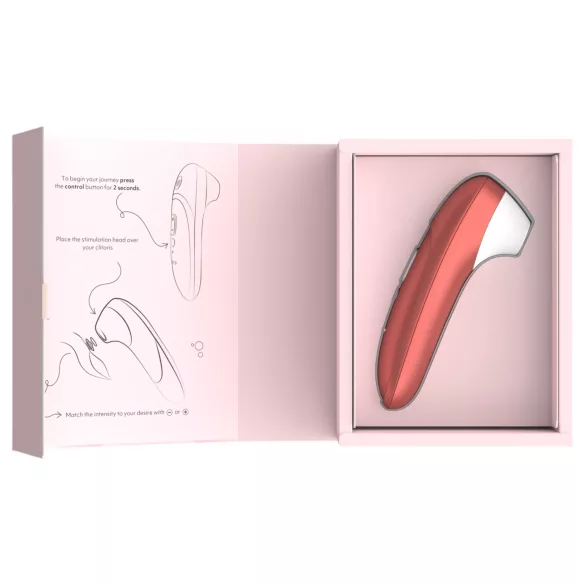 Womanizer Pro - stimulateur clitoridien à ondes d’air (rouge)