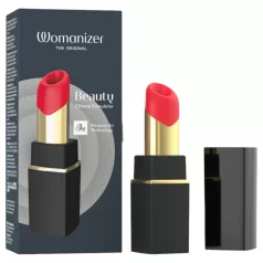   Womanizer Beauty - stimulateur clitoridien à ondes d’air en forme de rouge à lèvres (noir)
