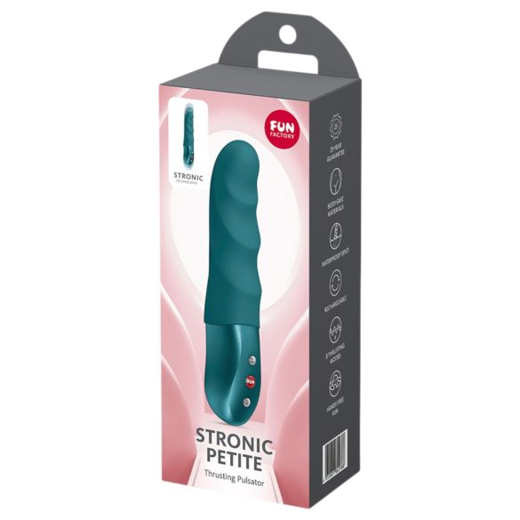 Fun Factory Stronic Petite - vibromasseur nervuré (vert)