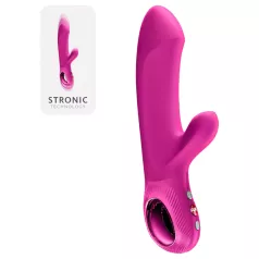   Fun Factory Bi Stronic Embrace - vibromasseur pulsant avec stimulateur clitoridien (rose)