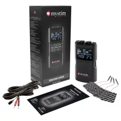   mystim Tension Lover 2 - électrostimulateur digital - set complet noir