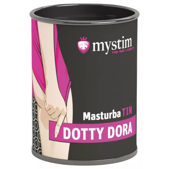 Mystim - masturbateur texturé Dotty Dora - blanc
