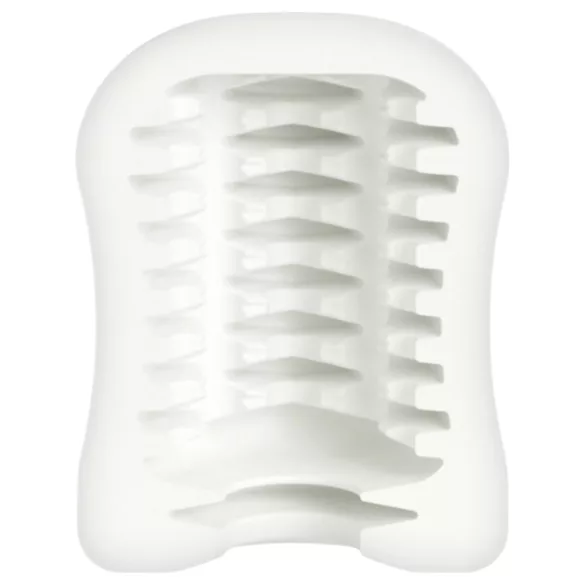 Mystim - Masturbateur homme nervuré Ribbed Rita - blanc