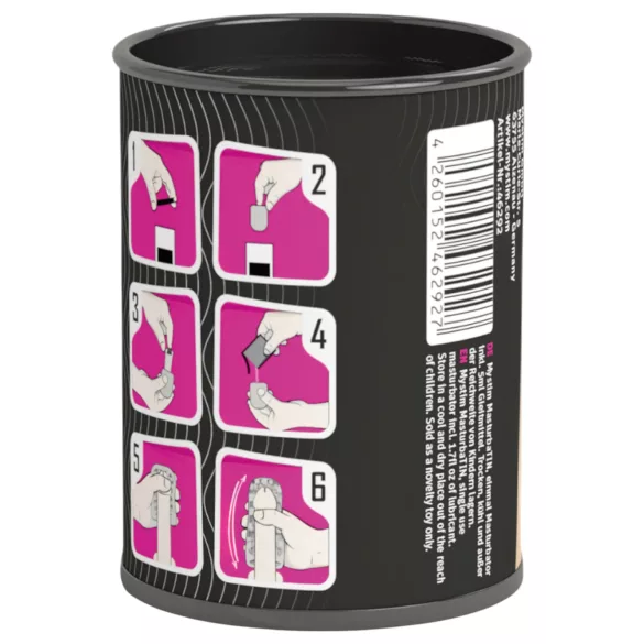 Mystim - masturbateur Swirl Girl - texture ondulée - blanc