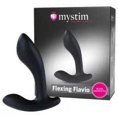   Mystim - stimulateur prostate électro vibrant - silicone noir