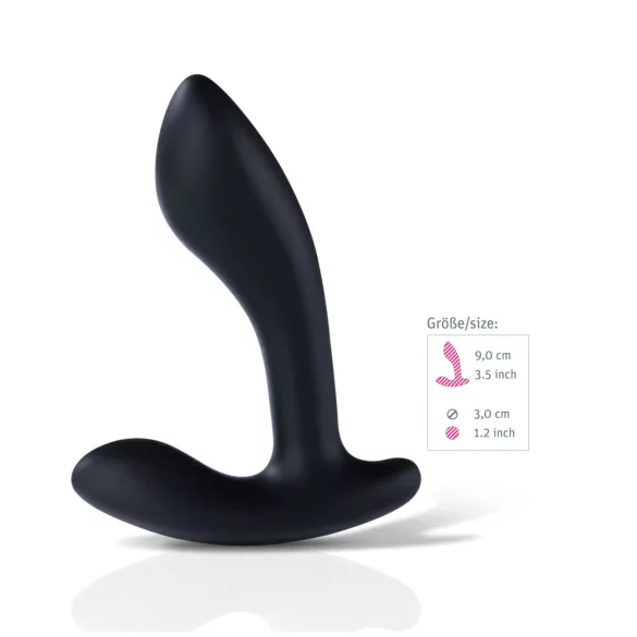 Mystim - stimulateur prostate électro vibrant - silicone noir