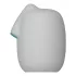 VIBEGGS Ribs Delight - œuf masturbateur vibrant - blanc