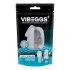 VIBEGGS Twisty Tongues - œuf vibrant masturbateur - blanc