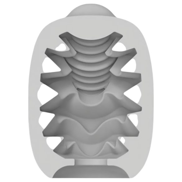 VIBEGGS Candy Curves - œuf vibrant masturbateur - blanc