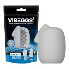 VIBEGGS Blow Misty - œuf vibrant masturbateur - blanc
