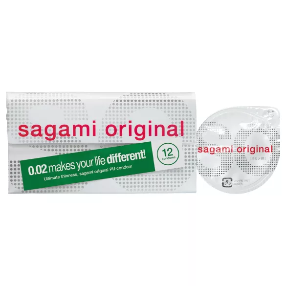 Sagami Original 0,02 - préservatif - ultra fin 55mm - boîte de 12