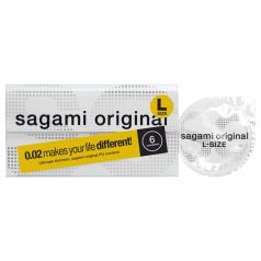 Sagami Original 0.02 L - Préservatif - 58mm (6 pièces)