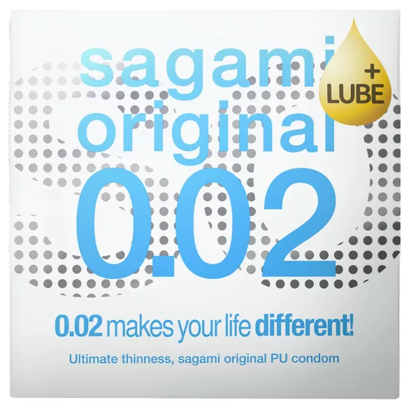 Sagami Original 0,02 - préservatif ultra fin lubrifié - 55mm - 1 pièce