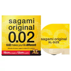   Sagami Original 0,02 XL - préservatif extra large - 61mm - 1 pièce