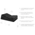 Liberator - coussin de position érotique 2 pièces - noir