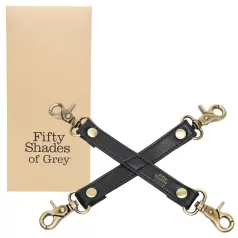   Fifty Shades of Grey - harnais de bondage croisé - cuir noir