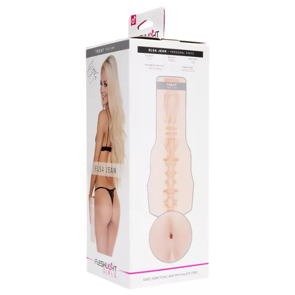 Fleshlight - masturbateur fessier réaliste Elsa Jean Treat - couleur chair