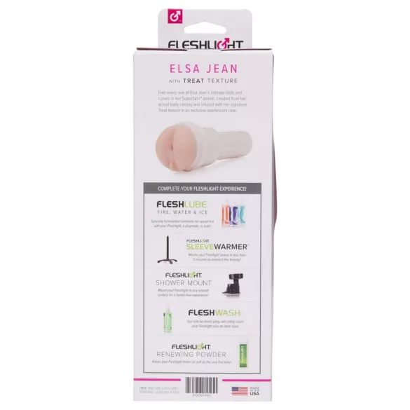Fleshlight - masturbateur fessier réaliste Elsa Jean Treat - couleur chair