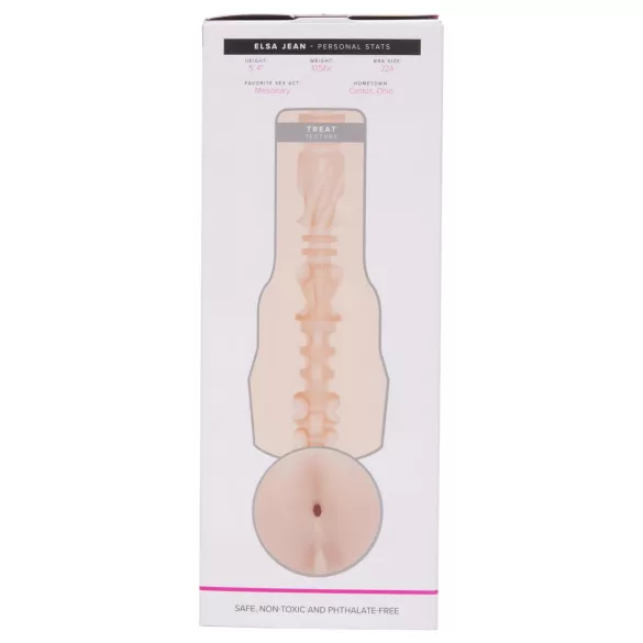 Fleshlight - masturbateur fessier réaliste Elsa Jean Treat - couleur chair