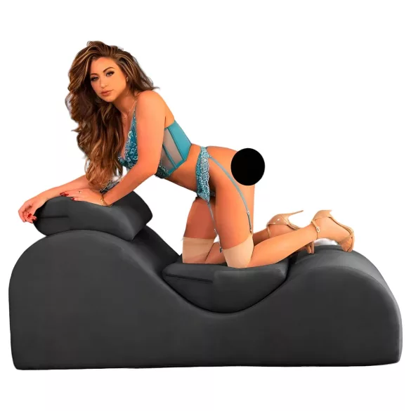 Liberator Esse Lounger - chaise tantra modulable - noir