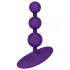 ROMP - plug anal à perles - silicone violet