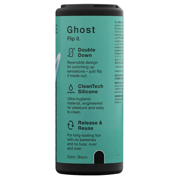 Arcwave Ghost - masturbateur de poche réversible - noir