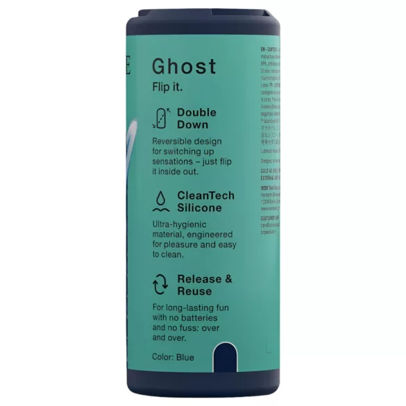 Arcwave Ghost - masturbateur de poche réversible - silicone bleu
