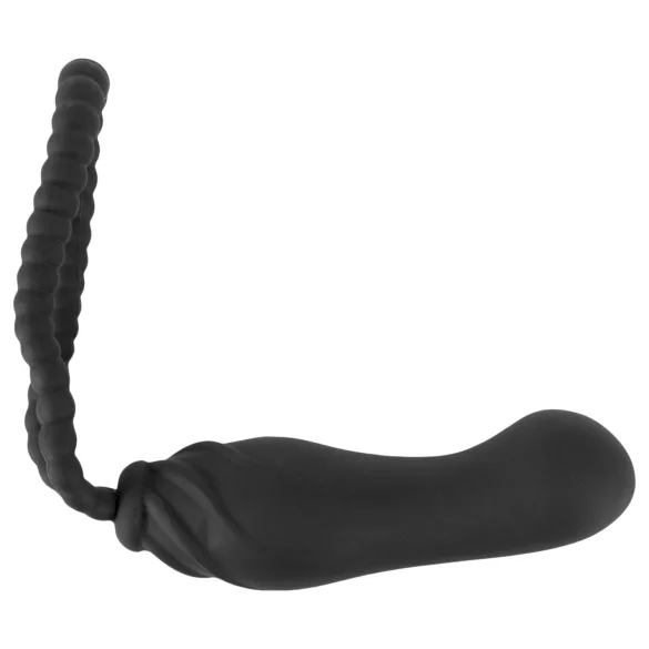 Black Velvets - gode ceinture - taille réglable - silicone noir
