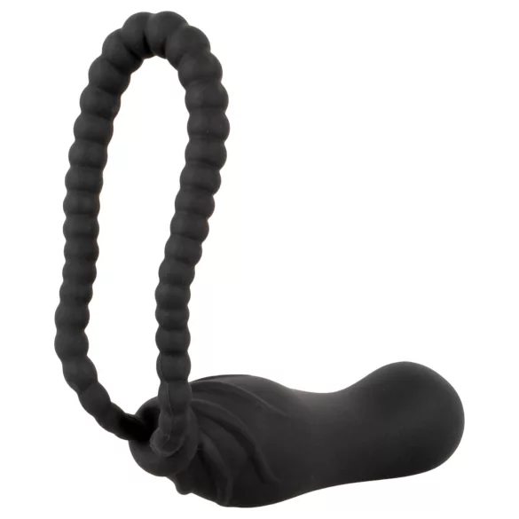Black Velvets - gode ceinture - taille réglable - silicone noir