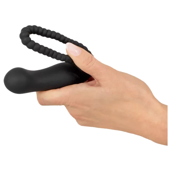 Black Velvets - gode ceinture - taille réglable - silicone noir