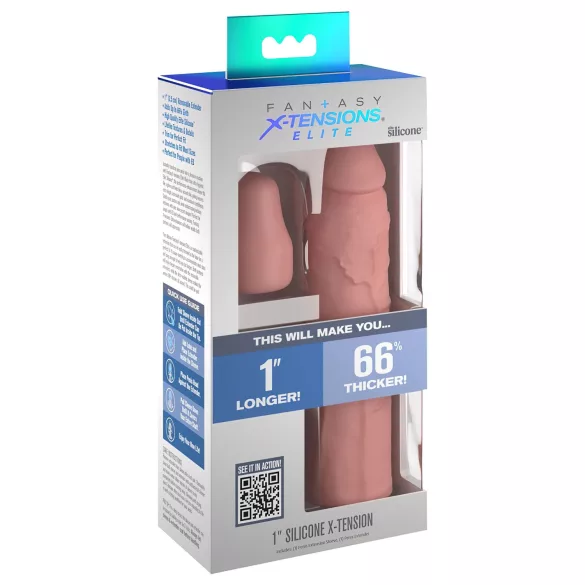 Pipedream - X-TENSION Elite 1 - gaine pénienne ajustable (couleur chair)