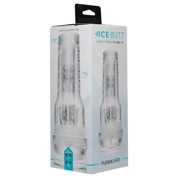 Fleshlight Ice - masturbateur anal réaliste - silicone transparent