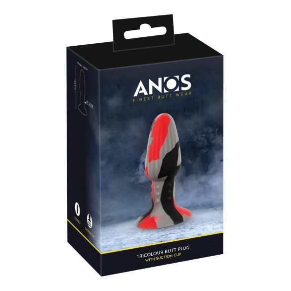 ANOS - plug anal silicone coloré