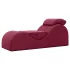 Liberator Esse Lounger - fauteuil tantra modulable 3 pièces - velours rouge