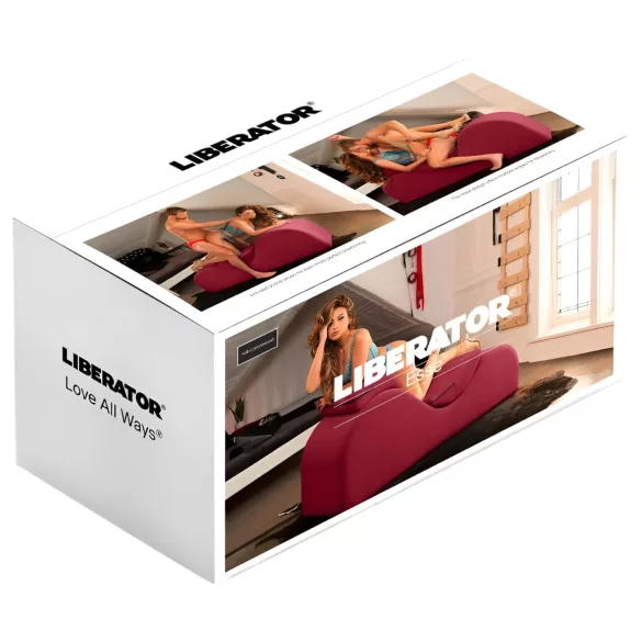 Liberator Esse Lounger - fauteuil tantra modulable 3 pièces - velours rouge