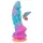 Beasty Cocks - godemichet extraterrestre en silicone - bleu orange
