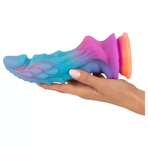 Beasty Cocks - godemichet extraterrestre en silicone - bleu orange